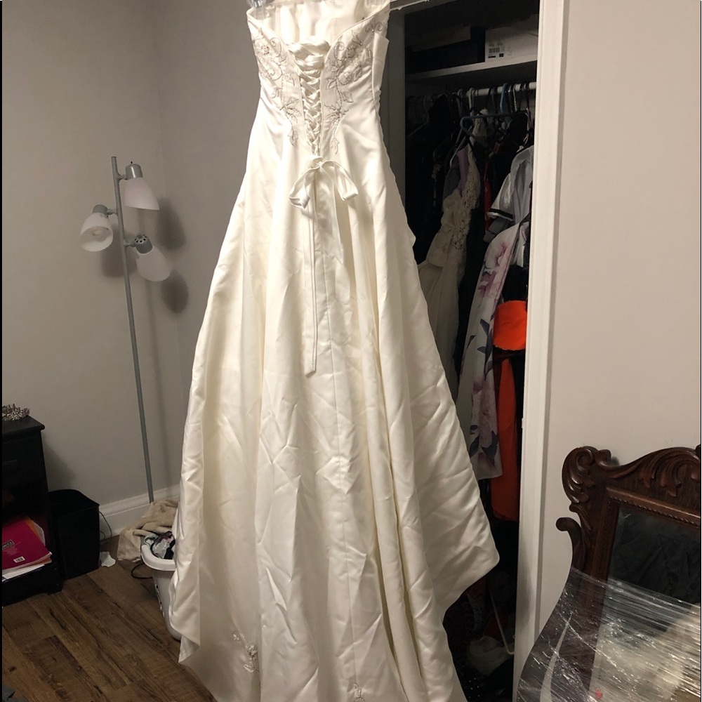 Wedding gown .. Designer silk